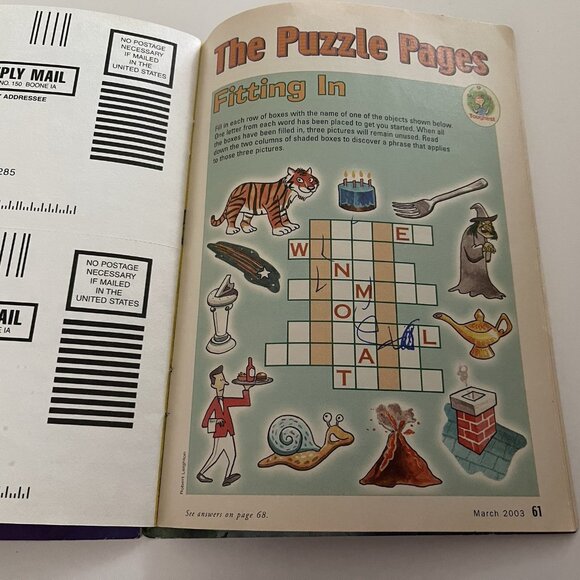 Disney Adventures Magazine March 2003 Comics Video Games Yugi Pokemon Zelda FLAW - Picture 9 of 13